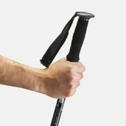 1 Bâton Réglage Facile De Randonnée - MT100 Confort Noir -Sportmania 1 baton reglage facile de randonnee nature a200 noir 6
