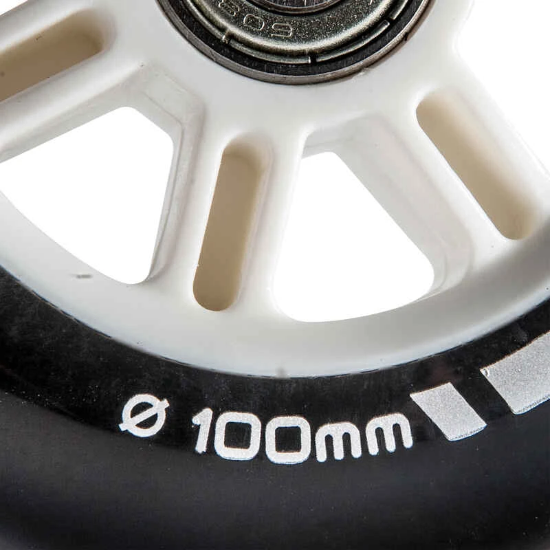 1 Roue Trottinette 100mm Avec Roulements Noire 5 1 Roue Trottinette 100mm Avec Roulements Noire – Image 5