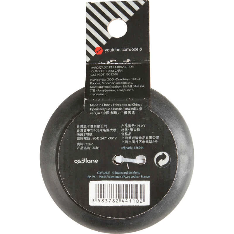 1 Roue Trottinette 100mm Avec Roulements Noire 9 1 Roue Trottinette 100mm Avec Roulements Noire – Image 9