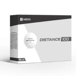 Balle De Golf DISTANCE 100 X12 Blanc -Sportmania 8334028