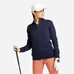 PULL DE GOLF FEMME JAUNE -Sportmania 8343031