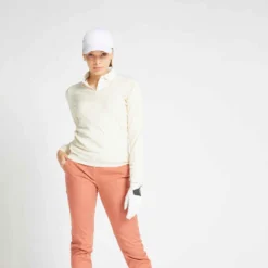 PULL DE GOLF FEMME JAUNE -Sportmania 8343033