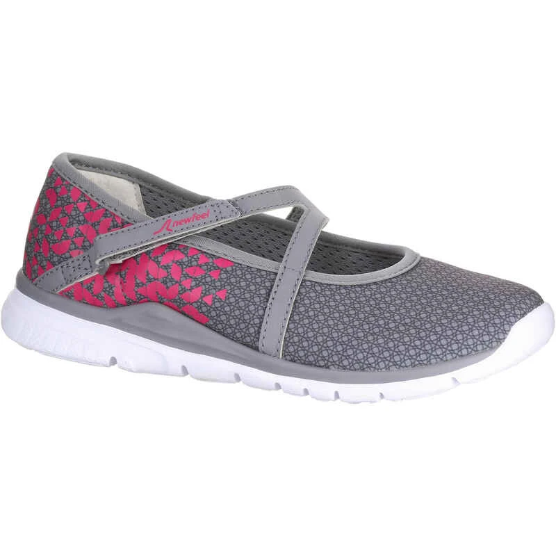 Chaussures Marche Enfant Ballerine Gris / Rose 12 Chaussures Marche Enfant Ballerine Gris / Rose – Image 12