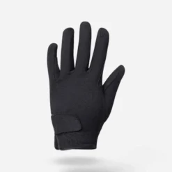 Gants équitation Enfant BASIC Marine -Sportmania 8382666