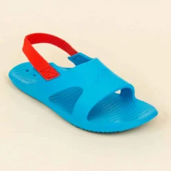 Chaussure Sandale Piscine Enfant SLAP 100 BASICBleu Rouge -Sportmania 8384321