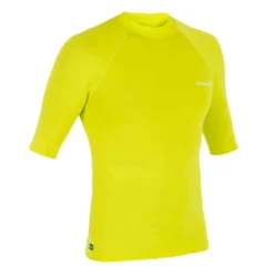 Tee Shirt Anti Uv Surf Top 100 Manches Courtes Homme Orange Fluo -Sportmania 8386750