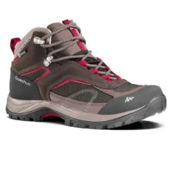 Quechua Chaussures Imperméables De Randonnée Montagne - MH100 Mid Khaki - Femme -Sportmania 8397087