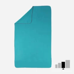 Serviette De Bain Microfibre Bleu Taille L 80 X 130 Cm -Sportmania 8402372