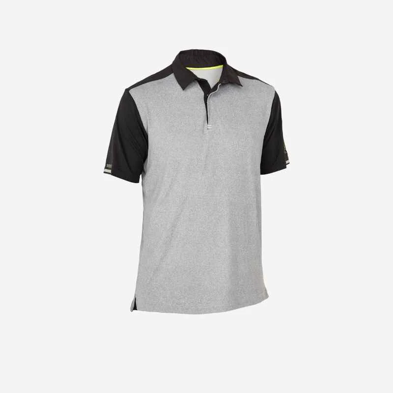 Tribord Polo Manches Courtes De Voile Homme Race 500 Gris Chiné 6 Tribord Polo Manches Courtes De Voile Homme Race 500 Gris Chiné – Image 6