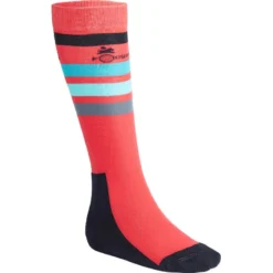 Chaussettes équitation Enfant SKS100 Marine Et Bleu Nuit/rayures Blanches. -Sportmania 8485521