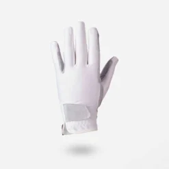 Gants équitation Enfant BASIC Marine -Sportmania 8485793