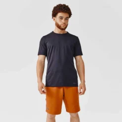 Kalenji T-shirt Running Respirant Homme - Dry Bleu Ardoise -Sportmania 8488034