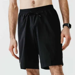 SHORT 2 EN 1 DE RUNNING HOMME AVEC BOXER Intégré KALENJI DRY + BEIGE LIN 14 SHORT 2 EN 1 DE RUNNING HOMME AVEC BOXER Intégré KALENJI DRY + BEIGE LIN -Sportmania 8488045