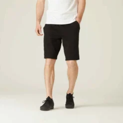 Short Coton Extensible Fitness Long Bordeaux -Sportmania 8489791