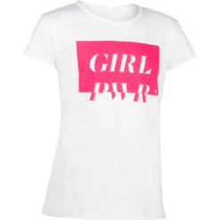 T-Shirt 100 MC Gym Fille Imprimé Noir Blanc -Sportmania 8490038