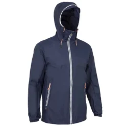 Tribord Veste Imperméable De Voile - Veste De Pluie SAILING 100 Homme Bleu Rouge -Sportmania 8491500