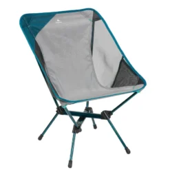 Quechua CHAISE BASSE PLIANTE DE CAMPING MH500 GRIS -Sportmania 8492643