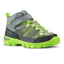 Quechua Chaussures Imperméables De Randonnée -MH120 MID Bleues- Enfant 28 AU 34 Scratch -Sportmania 8493620