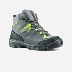 Quechua Chaussures Imperméables De Randonnée -MH120 MID Bleues- Enfant 35 AU 38 -Sportmania 8493627