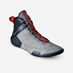 Chaussures De Boxe Anglaise 500 Noires, Légères Et Flexibles. -Sportmania 8510273