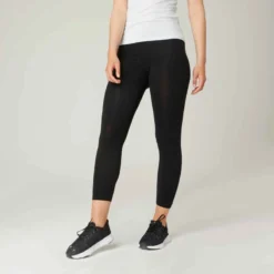 Legging 7/8 Fitness Femme - Fit+ Gris -Sportmania 8511798