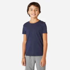 T-shirt Enfant Coton - Basique Marine -Sportmania 8516222
