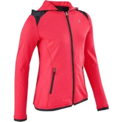 Veste Capuche Chaude, Respirante S900 Fille GYM ENFANT Gris Chiné Foncé -Sportmania 8517082