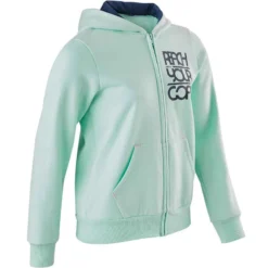Veste Capuche Chaude 100 Fille GYM ENFANT Gris Imprimé -Sportmania 8517927