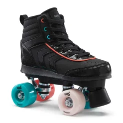 Patin à Roulettes Enfant QUAD 100 JR Noir -Sportmania 8520186