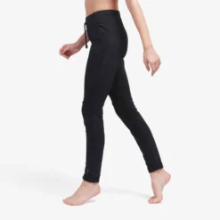 Pantalon Jogging Slim Fitness Femme - 500 Noir -Sportmania 8520523