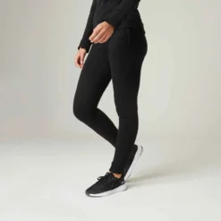 Pantalon Jogging Slim Fitness Femme - 520 Gris Chiné -Sportmania 8520527