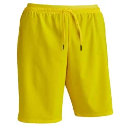 Kipsta Short De Football VIRALTO SOLO Adulte Gris & Rose Fluo -Sportmania 8527472