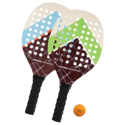 Set Raquettes Beach Tennis Experience YellowBleu -Sportmania 8528031