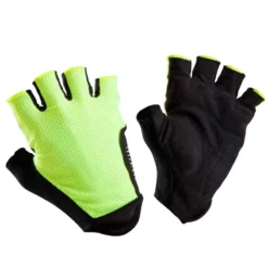 Gants Vélo Route 500 Blanc -Sportmania 8528189