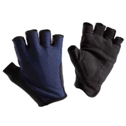 Gants Vélo Route 500 Blanc -Sportmania 8528190