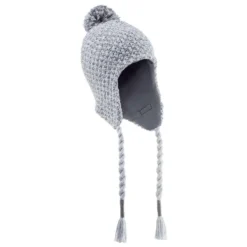 WEDZE BONNET DE SKI PÉRUVIEN ENFANT - TIMELESS - GRIS CLAIR -Sportmania 8540235