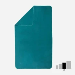 Serviette De Bain Microfibre Bleu Taille L 80 X 130 Cm -Sportmania 8543246
