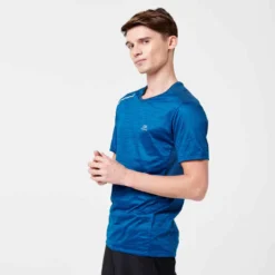 Kalenji T-shirt Running Respirant Homme - Dry+ Bleu Foncé -Sportmania 8544264