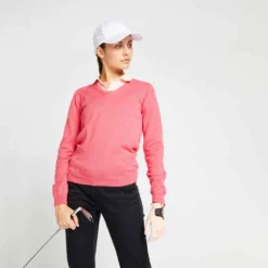 PULL DE GOLF FEMME JAUNE -Sportmania 8545019