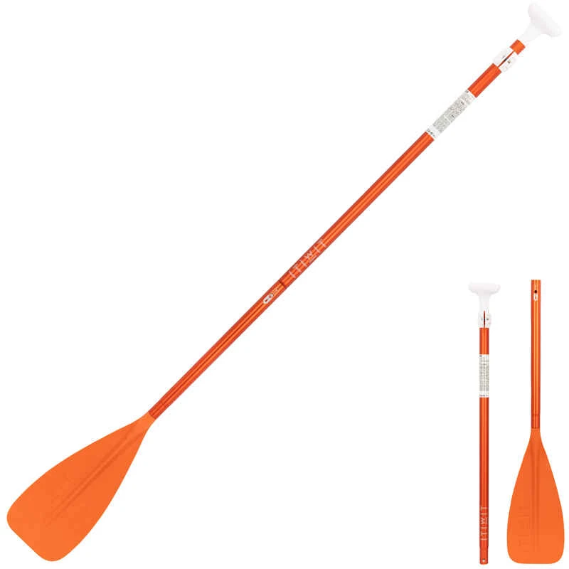 PAGAIE DE STAND UP PADDLE 100 DEMONTABLE REGLABLE 170-220 CM ORANGE 3 PARTIES 10 PAGAIE DE STAND UP PADDLE 100 DEMONTABLE REGLABLE 170-220 CM ORANGE 3 PARTIES – Image 10