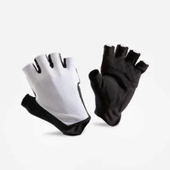 Gants Vélo Route 500 Blanc -Sportmania 8554613