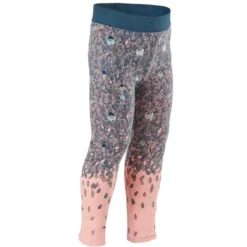 Legging Enfant Coton - Basique Bleu/Rose Avec Motifs -Sportmania 8556388