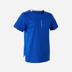 Kipsta Maillot De Football Enfant ESSENTIEL Bleu -Sportmania 8558471