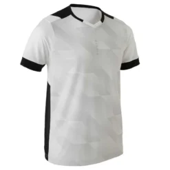 Kipsta Maillot De Football Enfant Manche Courte F500 Blanc -Sportmania 8558480