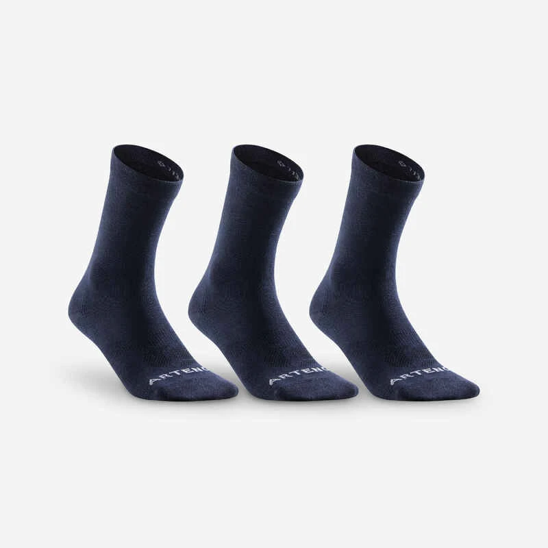 Artengo Chaussettes De Sport Hautes RS 160 X 3 - Marine 8 Artengo Chaussettes De Sport Hautes RS 160 X 3 - Marine – Image 8