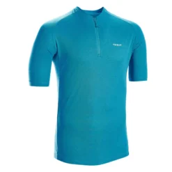 MAILLOT MANCHES COURTES VELO ROUTE TRIBAN ESSENTIEL BLEU -Sportmania 8569823
