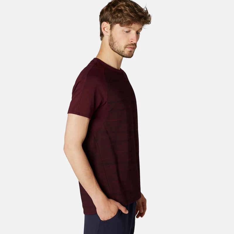 T-Shirt 520 Homme Bordeaux Avec Motif 10 T-Shirt 520 Homme Bordeaux Avec Motif – Image 10