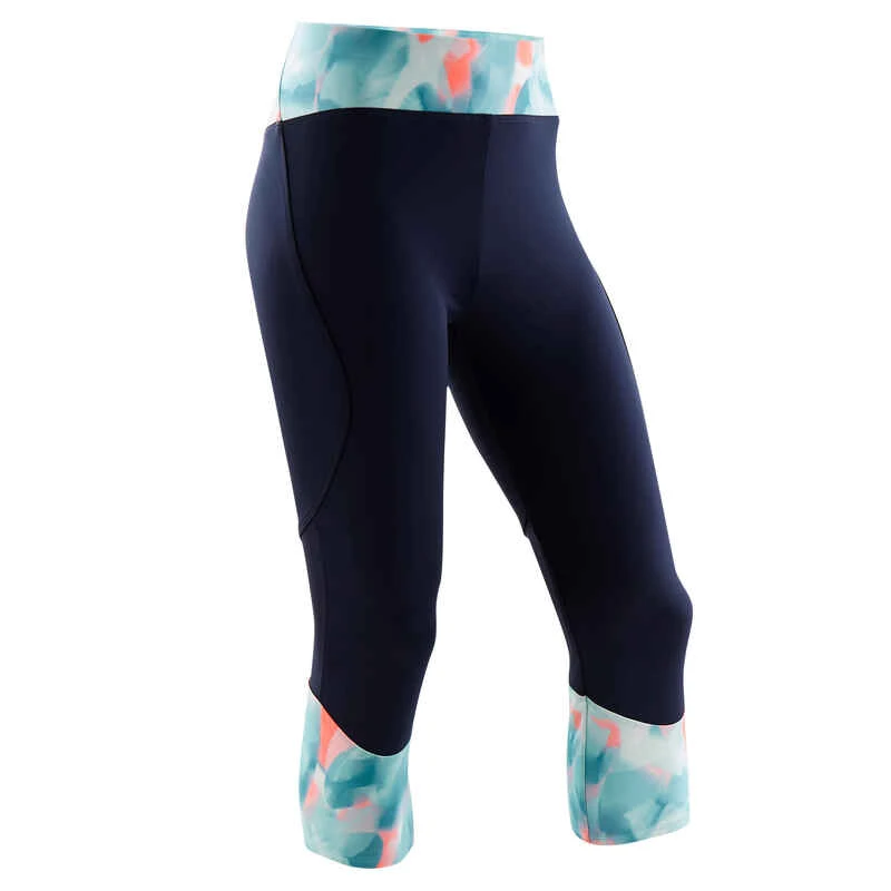 Corsaire Synthétique Respirant Imprimé Gris Fille 6 Corsaire Synthétique Respirant Imprimé Gris Fille – Image 6