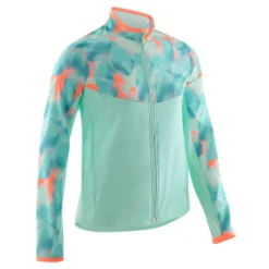 Veste Légère Respirante W500 Fille GYM ENFANT Noir Imprimé -Sportmania 8578429