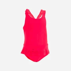 Maillot De Bain 1 Pièce Bébé Fille Jupette Rouge -Sportmania 8578894